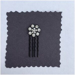 Crystal Flower Hair Comb Hair Adornment